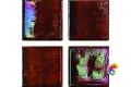 JNJ Стеклянная мозаика 1,5x1,5 Ice Jade IC44 сетка 295x295