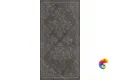 Керамогранит Италон Шарм Эво Антрачит Вставка Броккато Патинированный 30x60