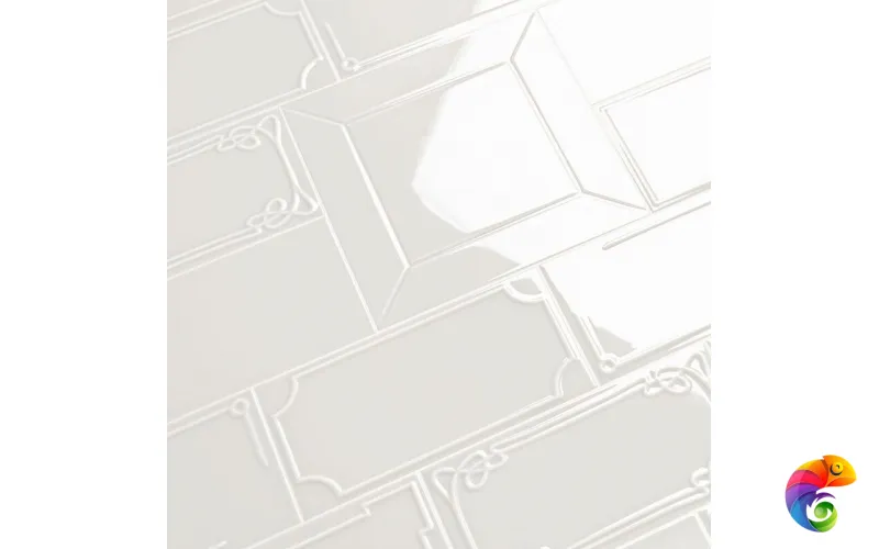 Керамическая плитка Etruria Design Art Deco Piano Pearly White 1° Scelta 12,5x25