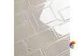 Керамическая плитка Etruria Design Art Deco Vectorframe C Silver Gray 1° Scelta 12,5x25