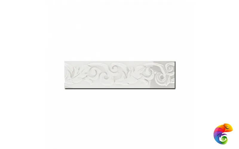LaDiva Керамический бордюр Listello Ancona Latte 7,5x30 Luc