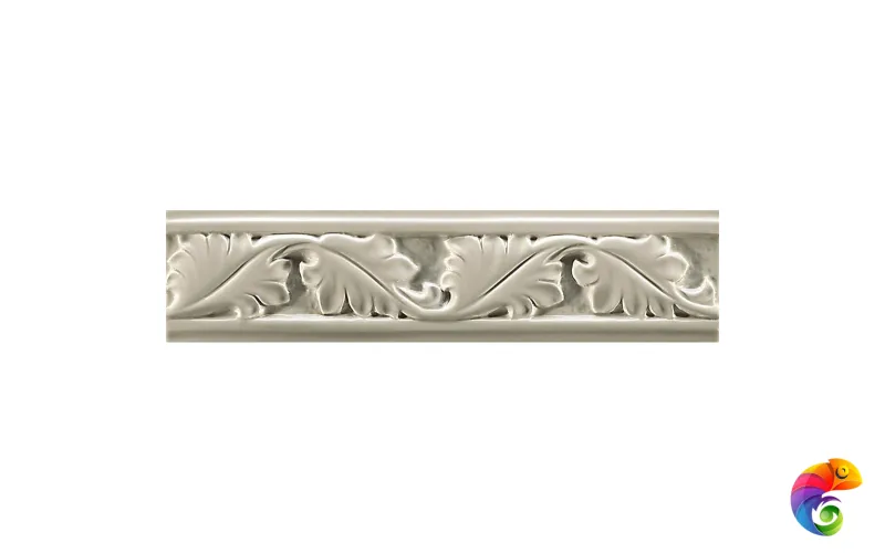Бордюр Ceramiche Grazia Formae Foliage Diamond Ecru 6,5x26