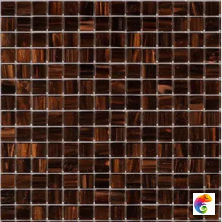 Rose Mosaic Стеклянная мозаика 2x2 G38(5) сетка 322x322