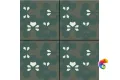 Керамогранит Mutina Azulej Flores Nero Matt 20x20