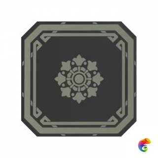 Керамическая плитка Ceramiche Grazia Old England Ottagono Black Bath 20x20