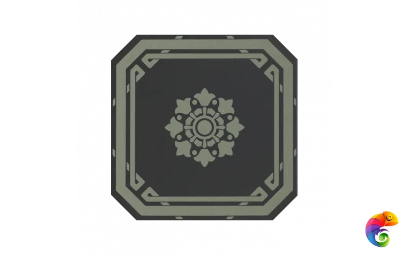 Керамическая плитка Ceramiche Grazia Old England Ottagono Black Bath 20x20