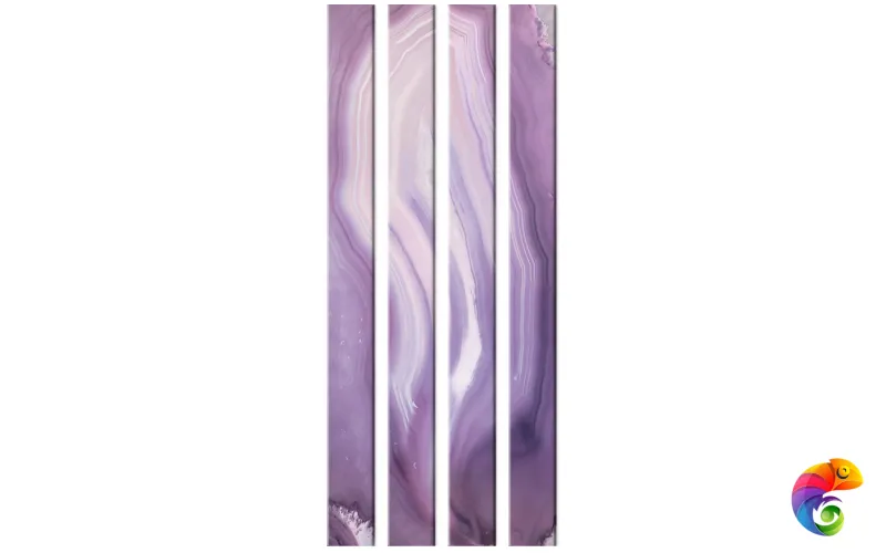 Стеклянный профиль Sicis You Glass Agata Lilla 26,2 x 300 x 6 мм