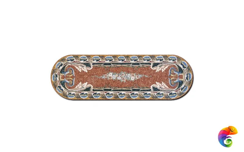Мозаика Sicis The Mosaic Rug Courvet 73x234