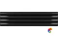 Плитка Equipe Costa Nova Praia Black Glossy 5x20 см