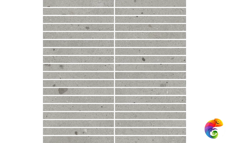 Italon Керамогранитная мозаика Avantgarde Silver Mosaico STRIP