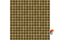 Rose Mosaic Стеклянная мозаика 1x1 A35(1) сетка 318x318