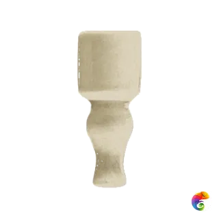 Вставка Ceramiche Grazia Epoque Angolo Finale Ivory Craquele 2x6,5