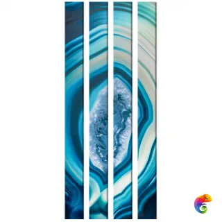 Стеклянный профиль Sicis You Glass  Lagoon 26,2 x 300 x 6 мм