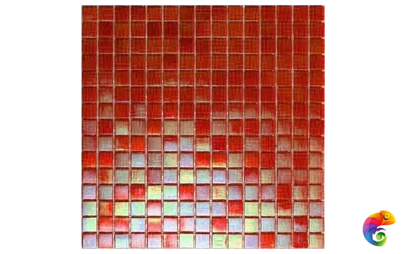 Rose Mosaic Стеклянная мозаика 1x1 WB95 сетка 327х327 (2,02м2/кор=19шт)