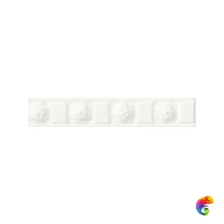 Бордюр Ceramiche Grazia Electa Cammeo Bianco Matt 3,5x20