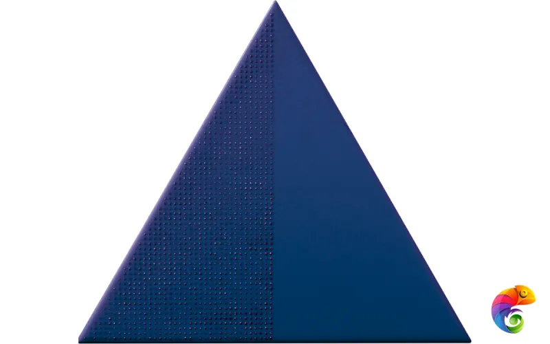 Керамическая плитка Petracers Triangolo Cristalli Blu 17x17