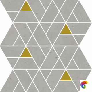 Italon Керамогранитная мозаика Avantgarde Silver Mosaico Luxor