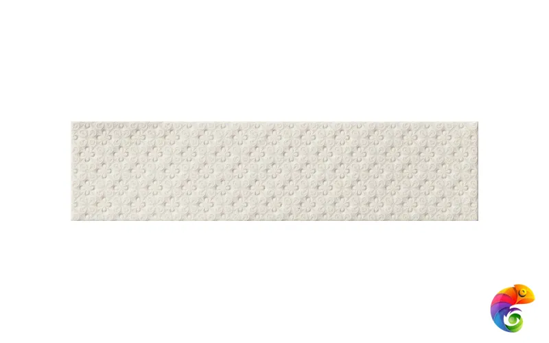 Керамическая плитка Ceramiche Grazia Impressions Bloom White 14x56