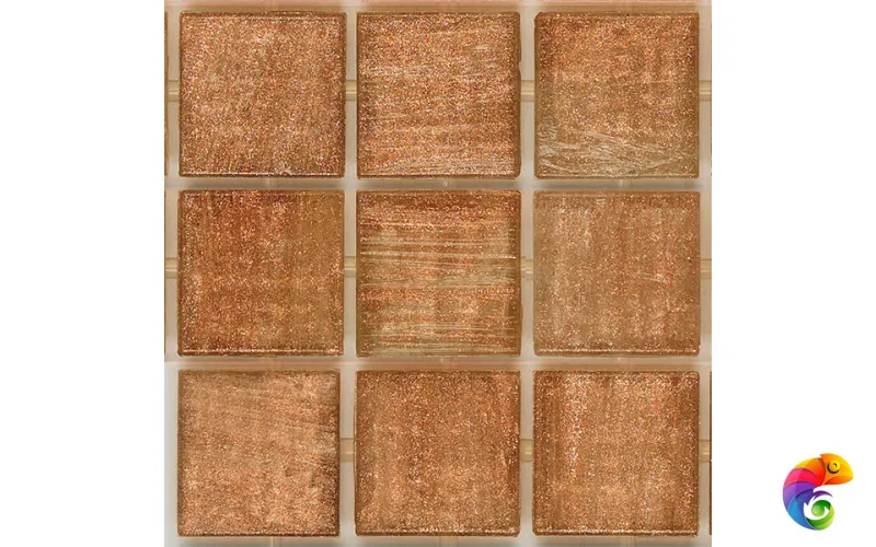 Стеклянная мозаика с авантюрином Trend Brillante Opale 222 на пленке Luc 2x2