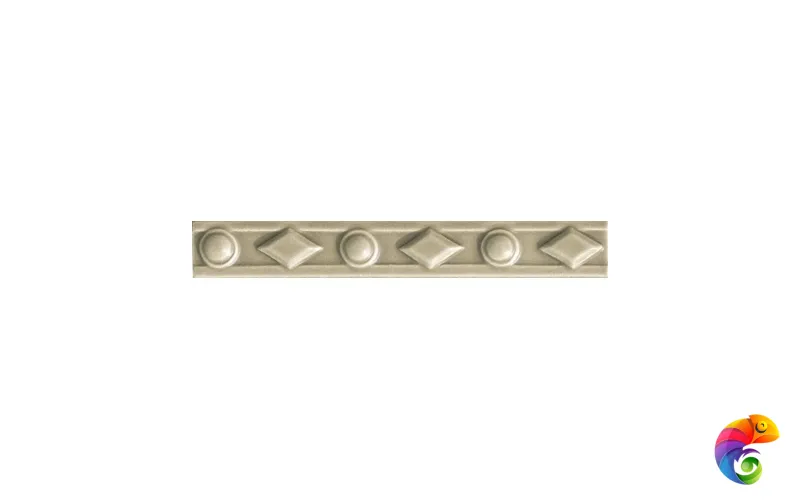Бордюр Ceramiche Grazia Amarcord Diamantato Tabacco Matt 3x20
