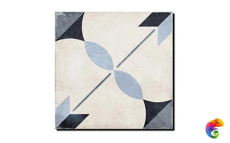 Керамогранит Equipe Art Nouveau Arkade Blue Matt 20x20