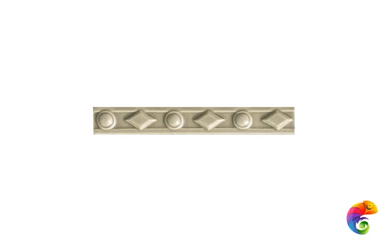 Бордюр Ceramiche Grazia Amarcord Diamantato Tabacco Matt 3x20