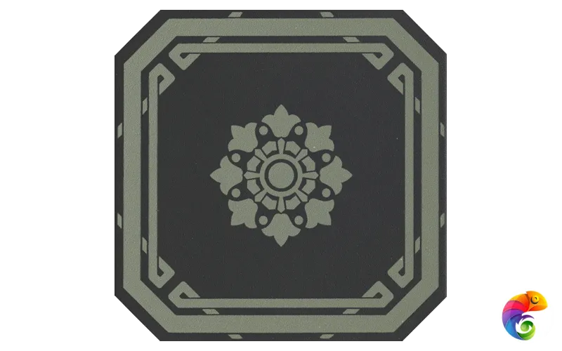 Керамическая плитка Ceramiche Grazia Old England Ottagono Black Bath 20x20