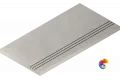 Italon Керамогранитный бортик Millennium X2 Bordo Silver 30x60 Grip