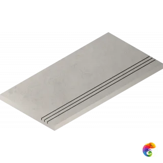 Italon Керамогранитный бортик Millennium X2 Bordo Silver 30x60 Grip