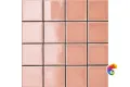 Керамогранит Mutina Din Rose Glossy 7,4X7,4 Rete 30,2X30,2