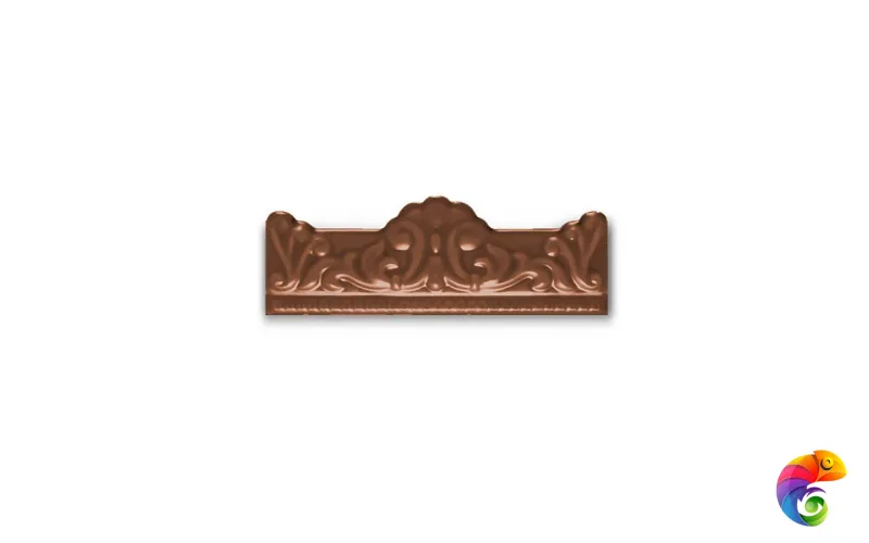 Керамическая плитка Ceramica Ribesalbes Zocalo Moldura Barroca Miel  5x20