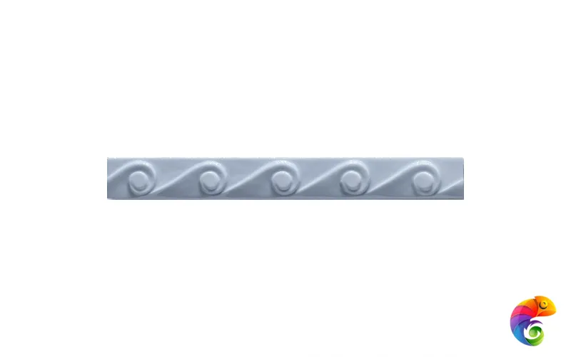 Бордюр Ceramiche Grazia Essenze Onda Genziana 3x26