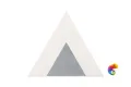 Керамическая плитка Petracers Triangolo Pallino Platino Su Bianco 17x17