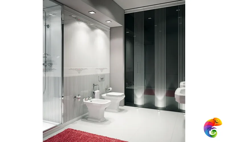 Керамическая плитка Petrachers Gran Gala Stripes Bianco 31,5x94,9