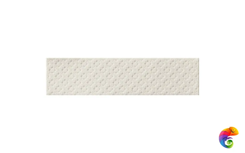 Керамическая плитка Ceramiche Grazia Impressions Bloom White 14x56