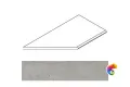 Italon Бордюр из керамогранита Avantgarde Silver Bordo 30x120 Grip Sx