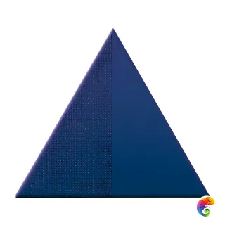 Керамическая плитка Petracers Triangolo Cristalli Blu 17x17