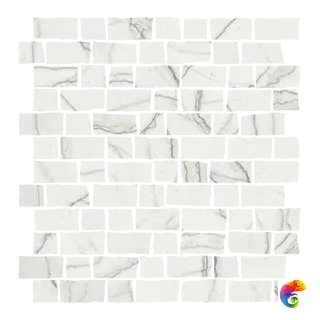 Italon Керамогранитная мозаика Charme Advance Mosaico Raw Platinum 30x30