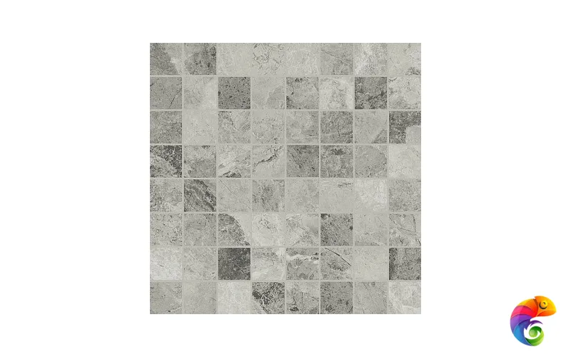 Керамогранит Italon Charme Extra Silver Mosaico Lux 610110000344 29,2x29,2