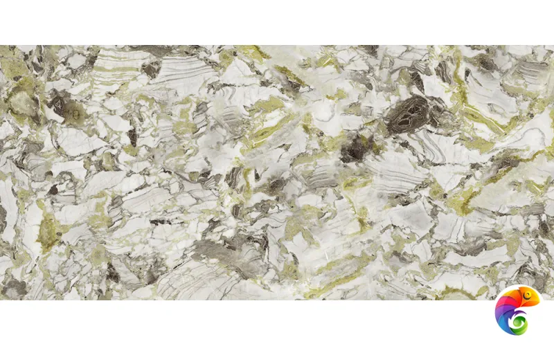 Керамогранит Apavisa Ice Jade Green Polished Mix 119,3x260