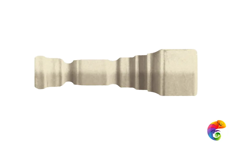 Вставка Ceramiche Grazia Epoque Angolo Terminal Pitti Ivory Craquele 2x12