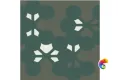 Керамогранит Mutina Azulej Flores Nero Matt 20x20