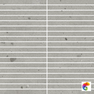 Italon Керамогранитная мозаика Avantgarde Silver Mosaico STRIP