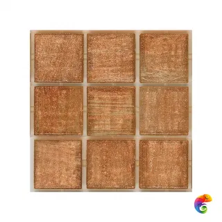 Стеклянная мозаика с авантюрином Trend Brillante Opale 222 на пленке Luc 2x2