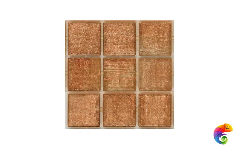 Стеклянная мозаика с авантюрином Trend Brillante Opale 222 на пленке Luc 2x2