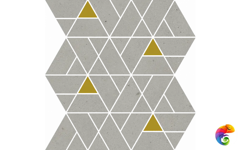 Italon Керамогранитная мозаика Avantgarde Silver Mosaico Luxor