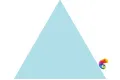 Керамическая плитка Petracers Triangolo Fondo Azzurro 17x17