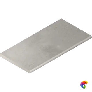 Italon Керамогранитный бортик Millennium X2 Bordo Round Silver 30x60 Nat