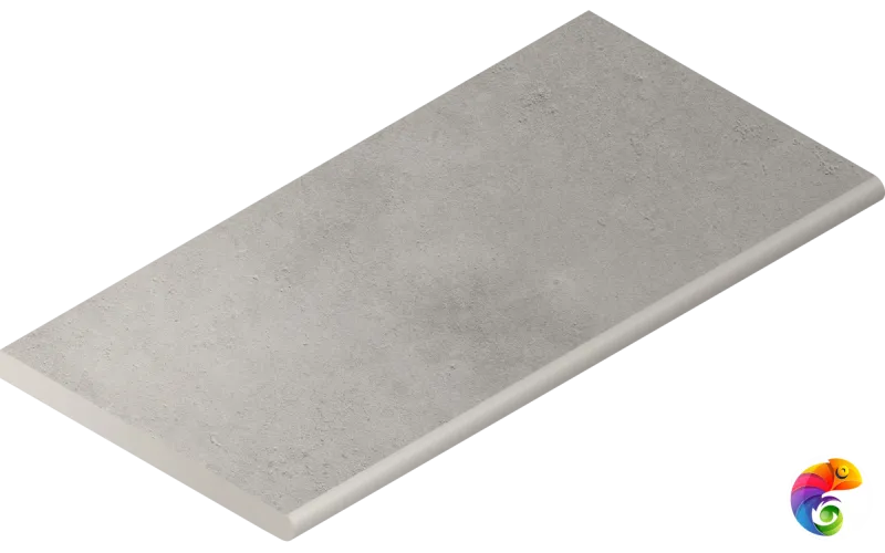 Italon Керамогранитный бортик Millennium X2 Bordo Round Silver 30x60 Nat