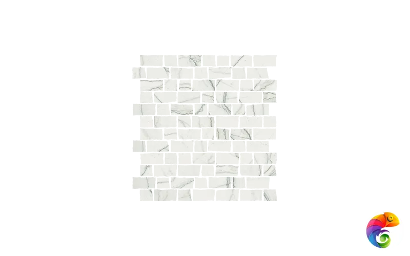 Italon Керамогранитная мозаика Charme Advance Mosaico Raw Platinum 30x30
